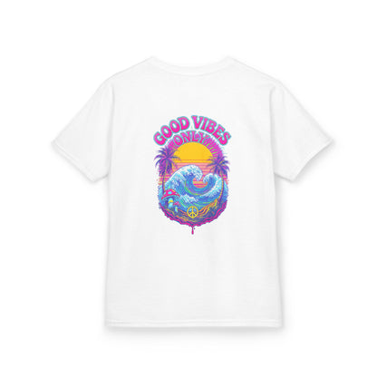 "Good Vibes" Psychedelic Hippy - Kids Tee
