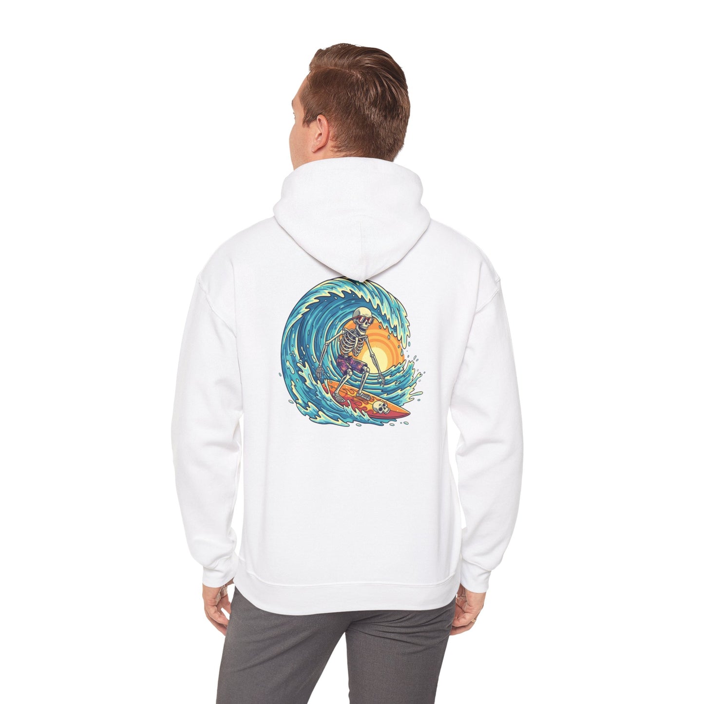 Surfing Skeleton - Unisex Hoodie