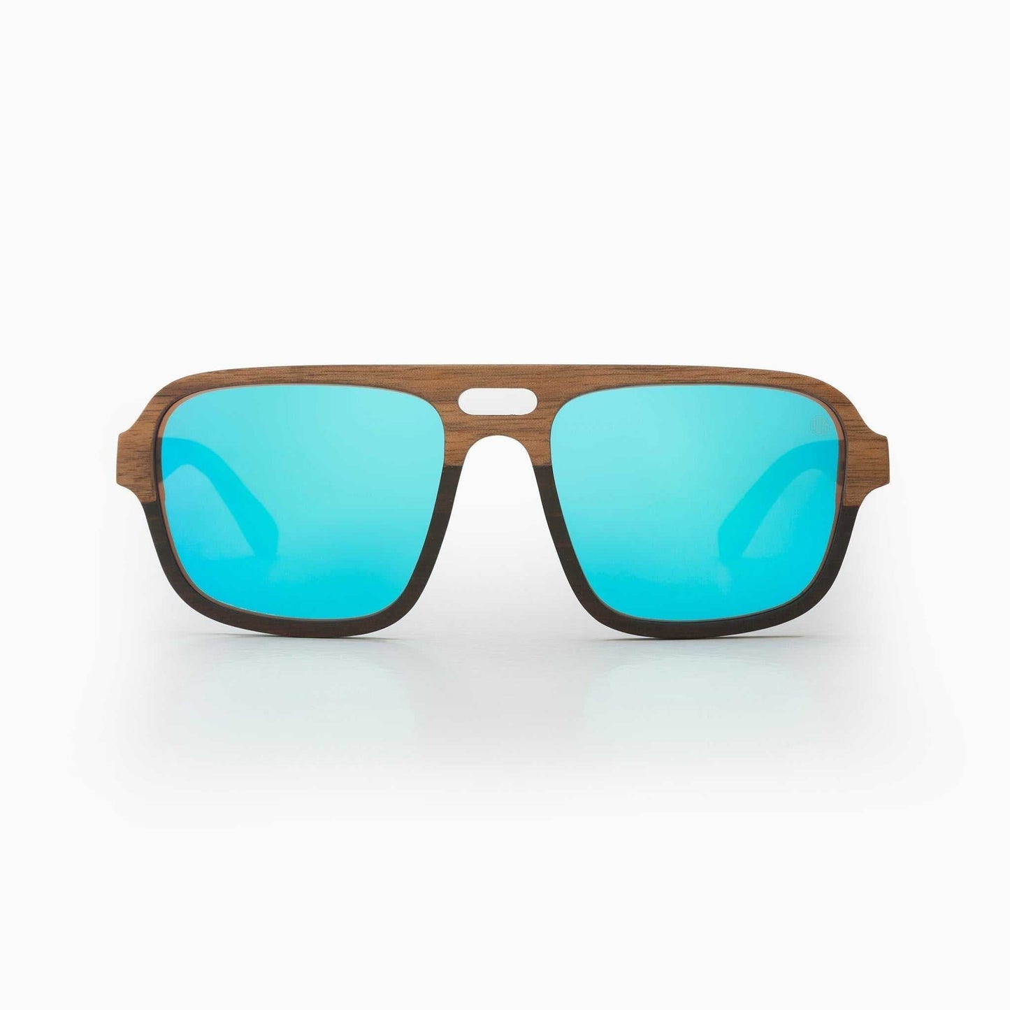 Sustainable Sunglasses - Nazere Walnut Wood Sunglasses