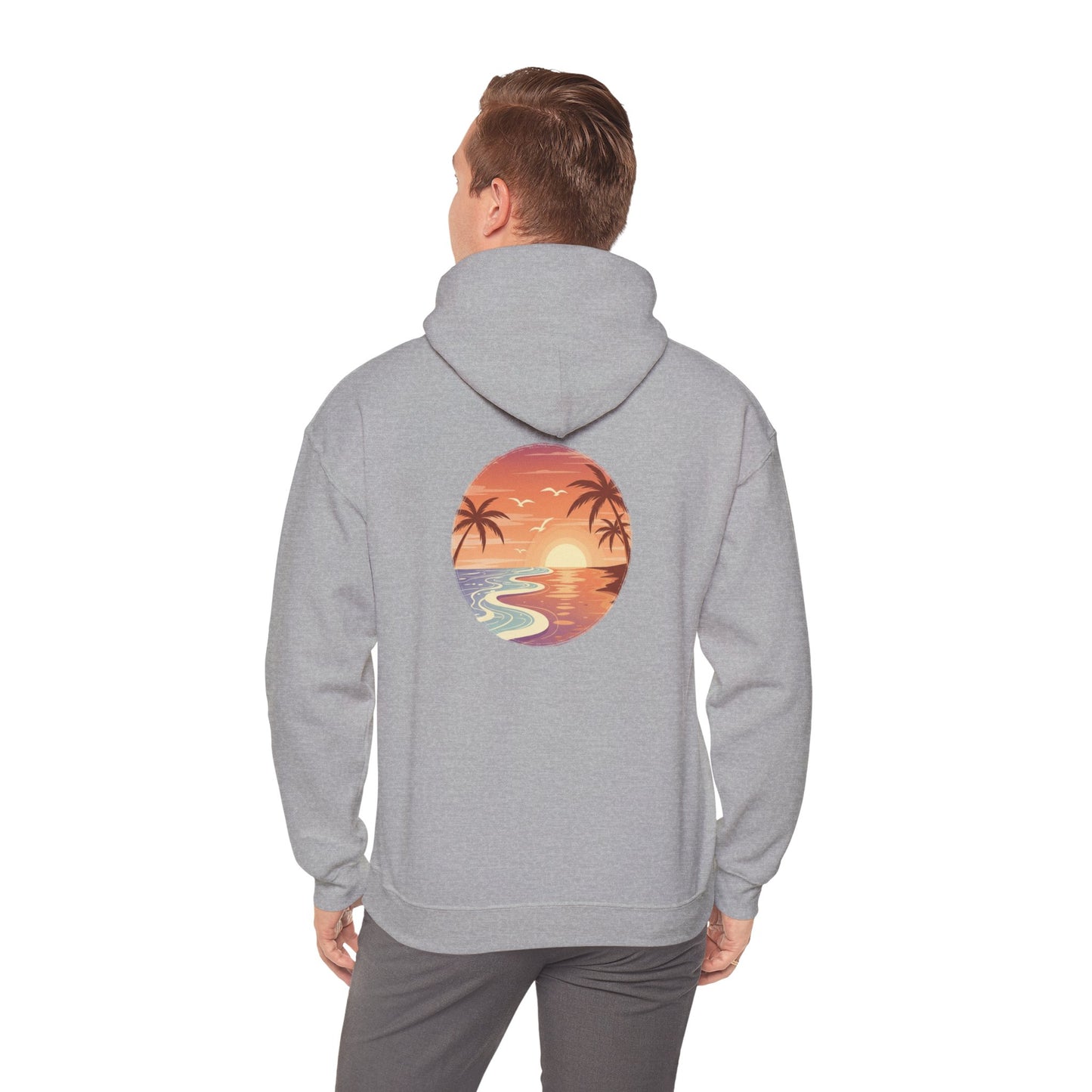 Tropical Sunset Beach - Unisex Hoodie