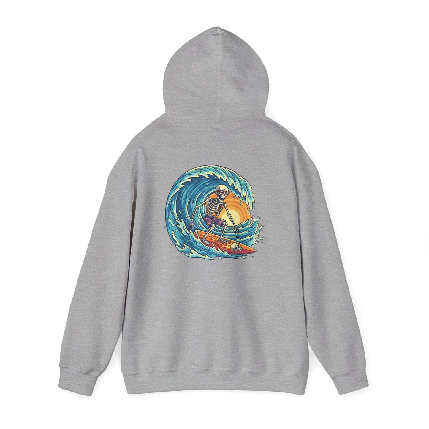 Surfing Skeleton - Unisex Hoodie