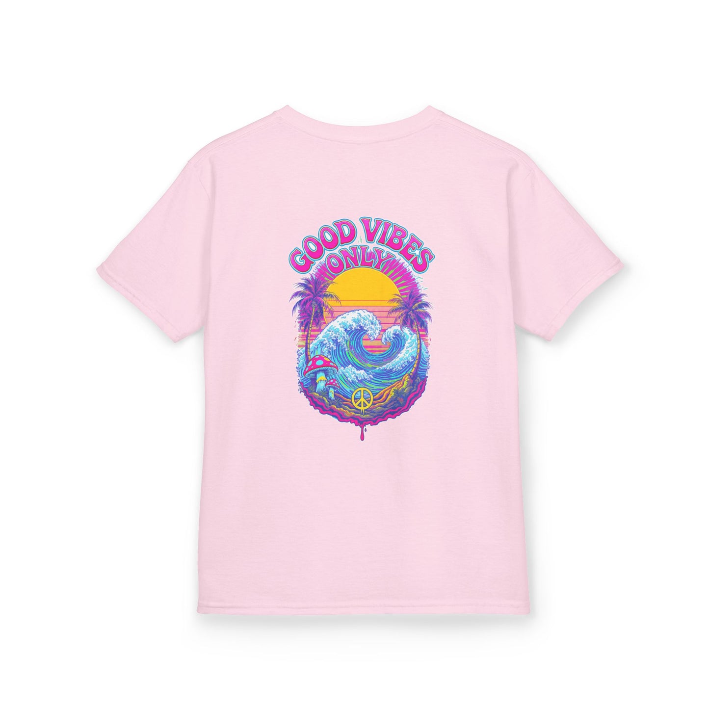 "Good Vibes" Psychedelic Hippy - Kids Tee