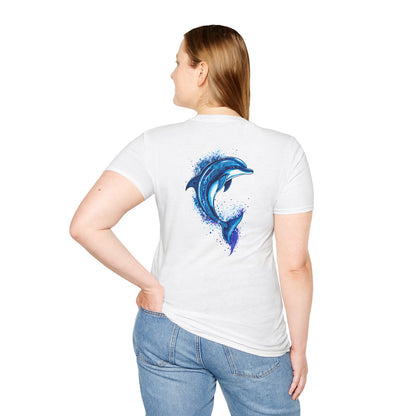 Tribal Dolphin White Edition - Unisex Tee