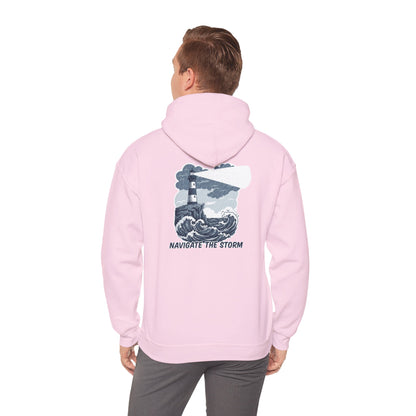 Navigate The Storm Lighthouse - Unisex Hoodie
