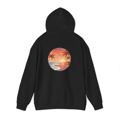 Tropical Sunset Beach - Unisex Hoodie