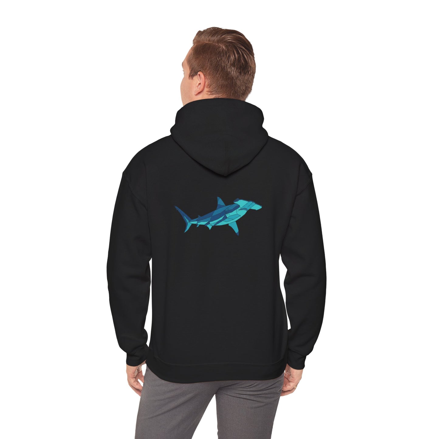 Geometric Hammerhead - Unisex Hoodie