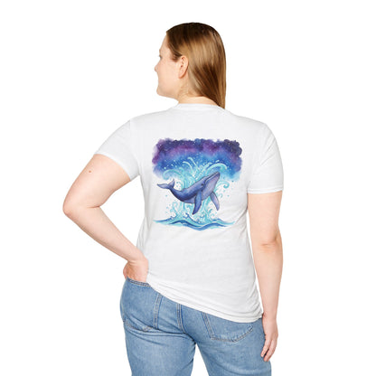 Whale Night Sky - Unisex Tee