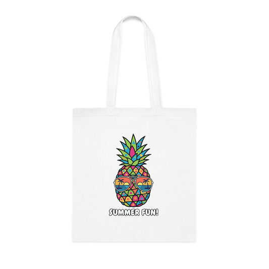 Pineapple 'Summer Fun!' - Cotton Tote Bag