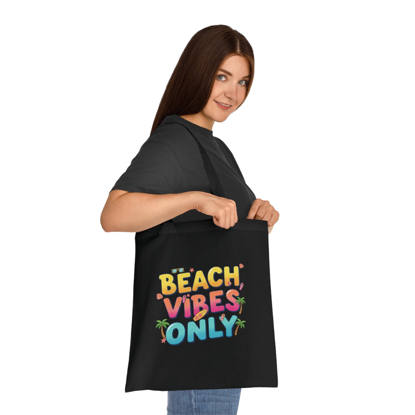 Beach Vibes Only - Cotton Tote Bag