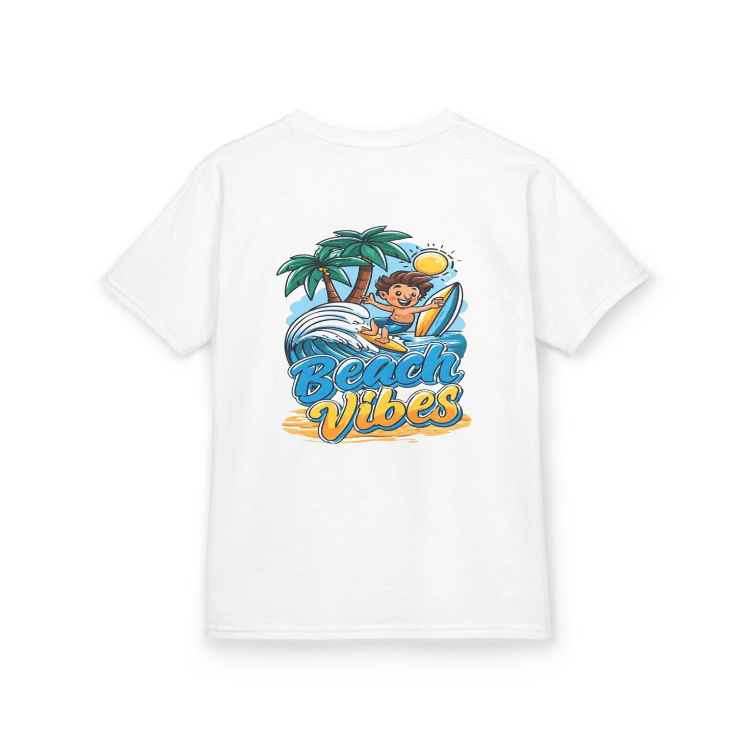 "Beach Vibes" Surfing - Kids Tee