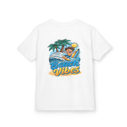"Beach Vibes" Surfing - Kids Tee