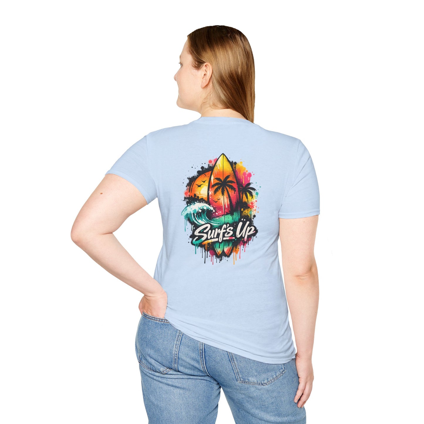 Surf's Up Spray Paint - Unisex Tee