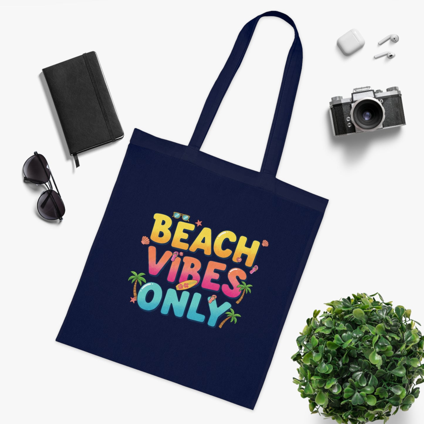 Beach Vibes Only - Cotton Tote Bag