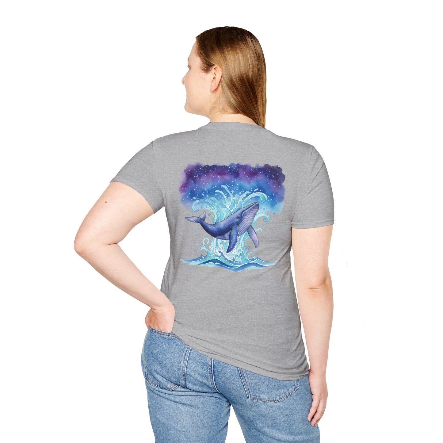 Whale Night Sky - Unisex Tee