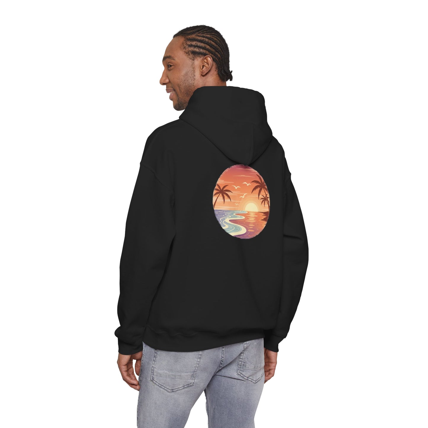 Tropical Sunset Beach - Unisex Hoodie