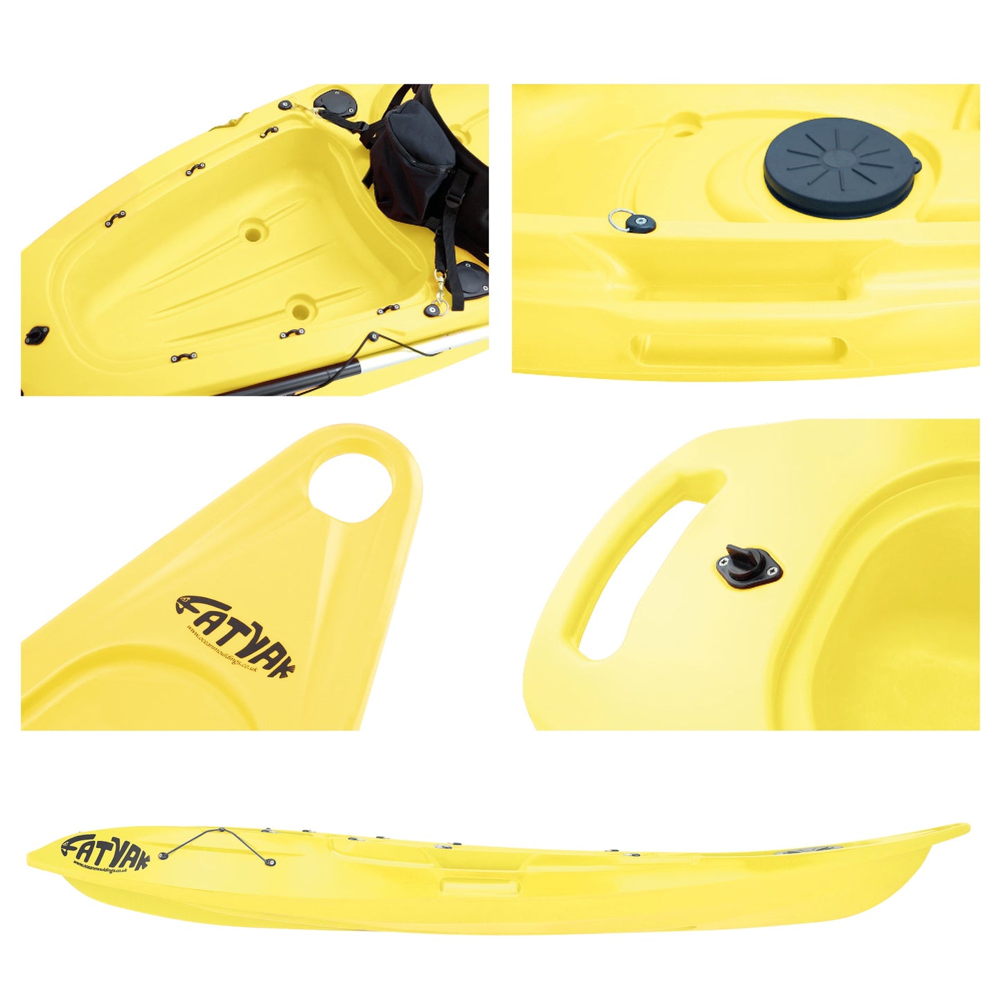 Kaafu Solo Kayak | Yellow | Complete Package