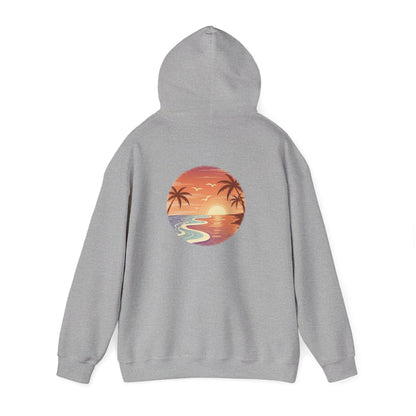 Tropical Sunset Beach - Unisex Hoodie