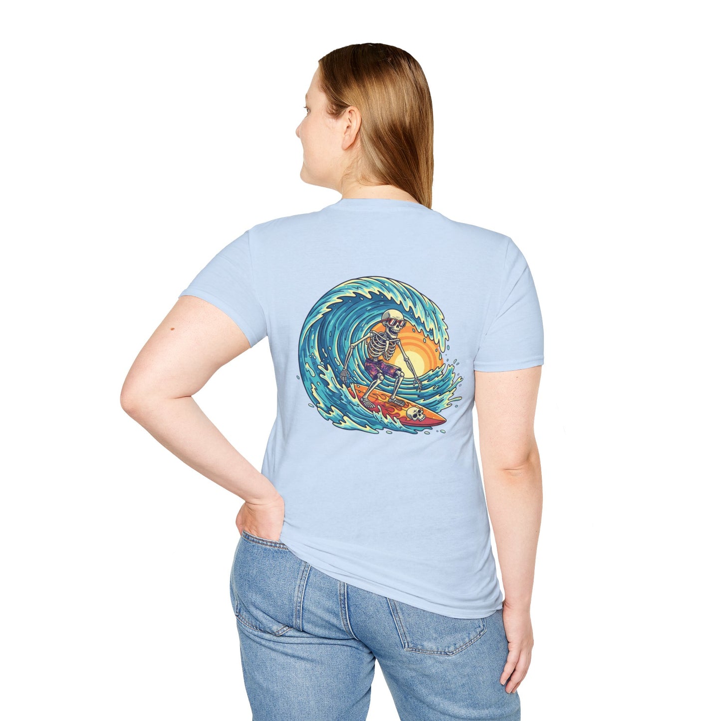 Skeletal Surfer - Unisex Tee