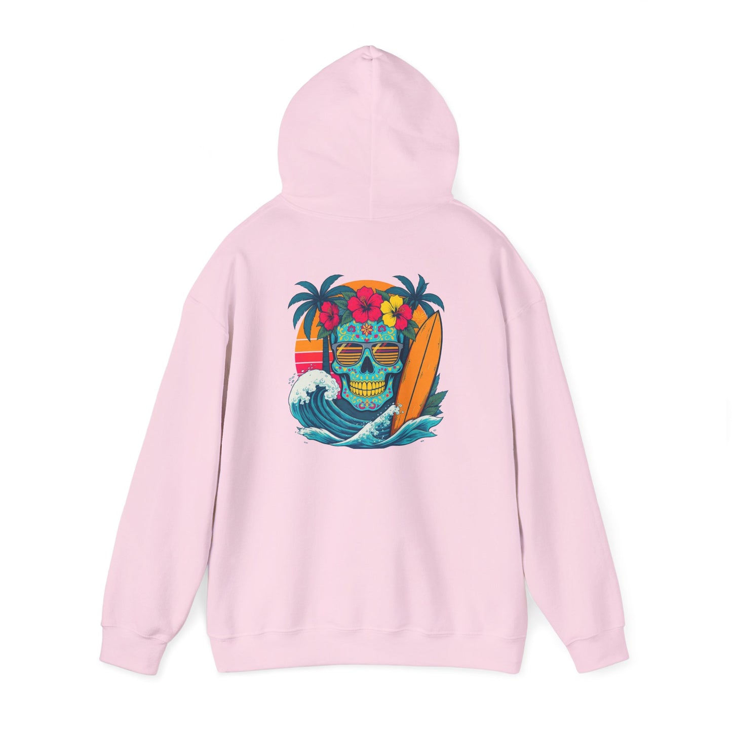 Candy skull surfer Unisex Hoodie