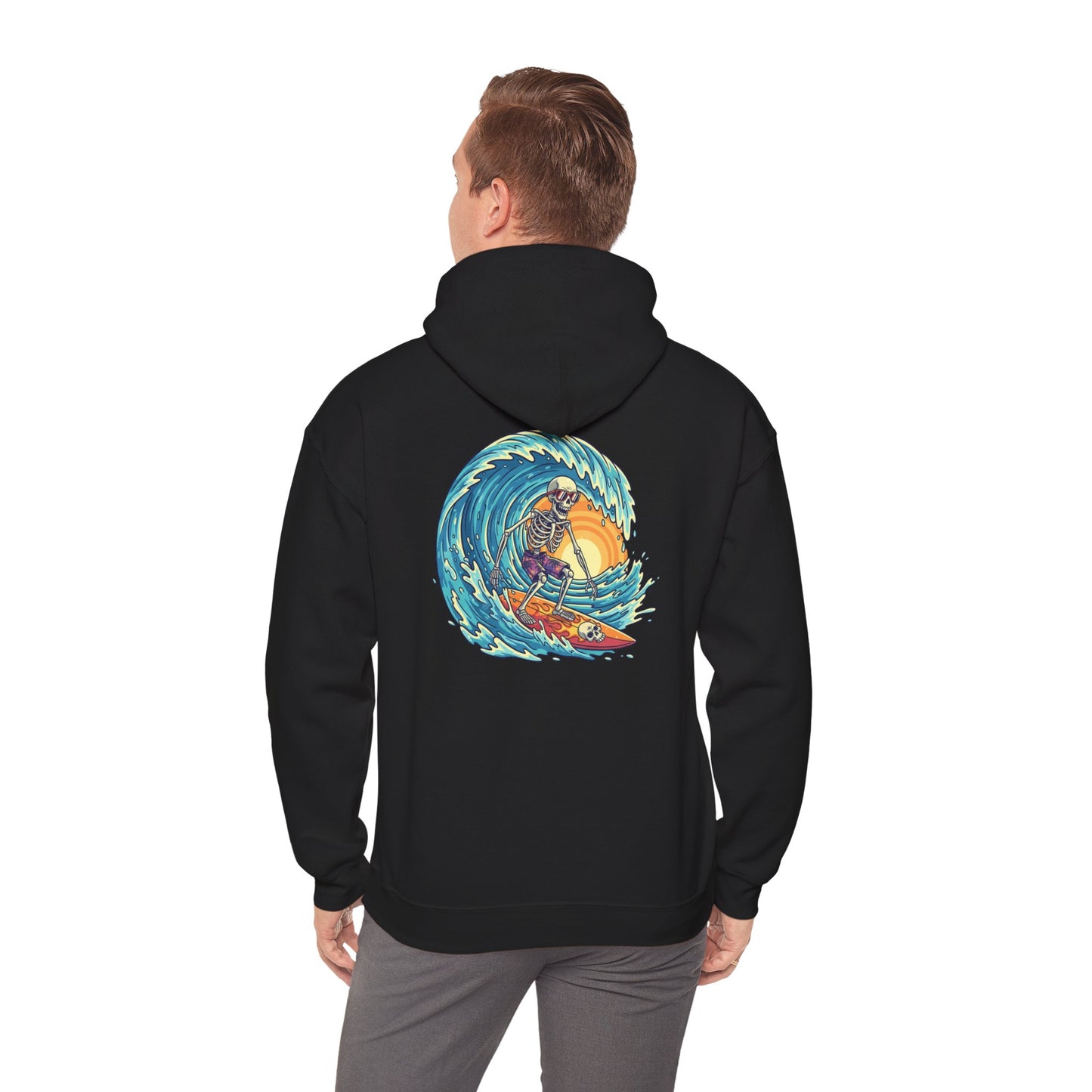 Surfing Skeleton - Unisex Hoodie
