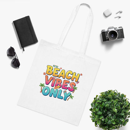Beach Vibes Only - Cotton Tote Bag