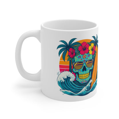 Surf candy skull Skull - Coffee Mug