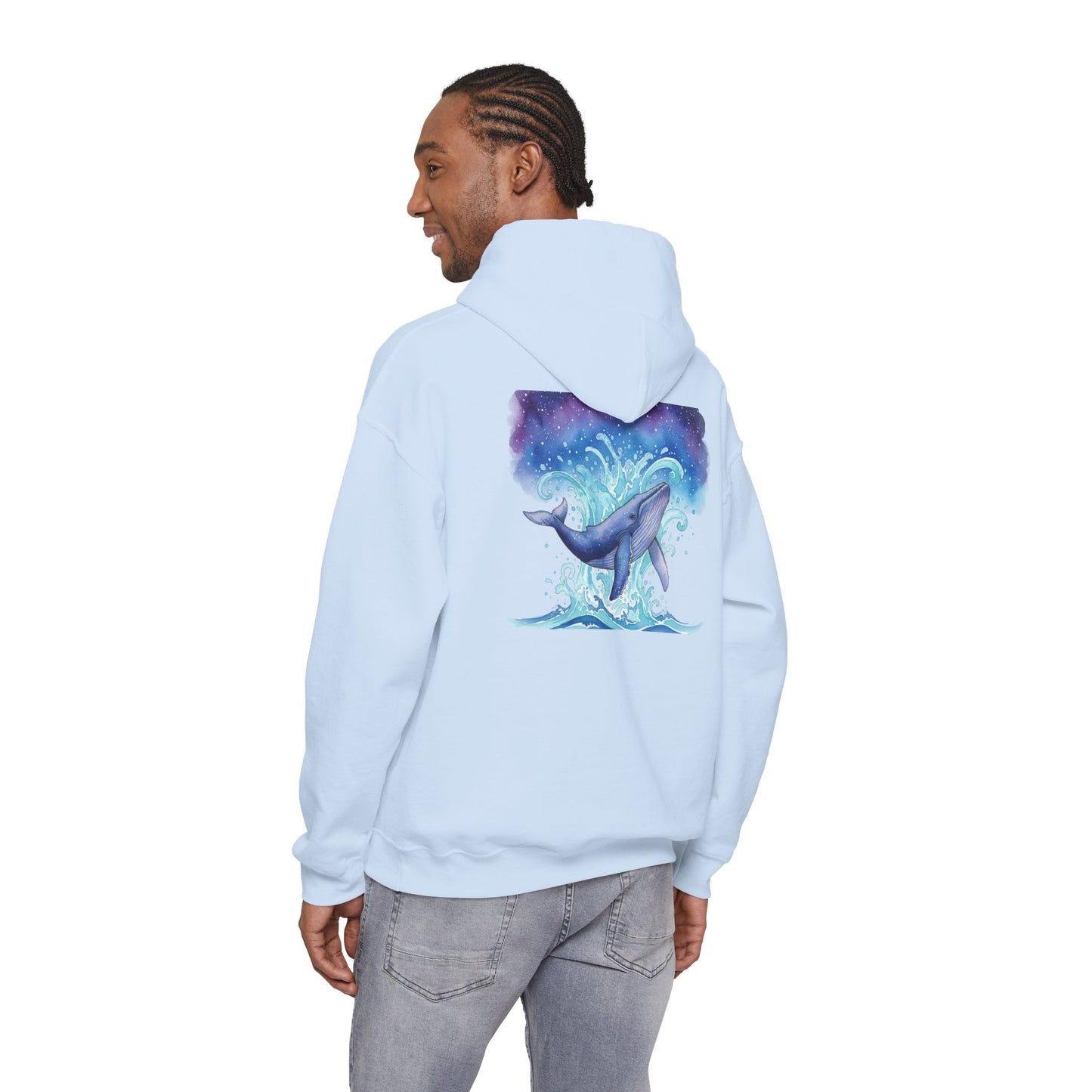 Whale Night Sky - Unisex Hoodie