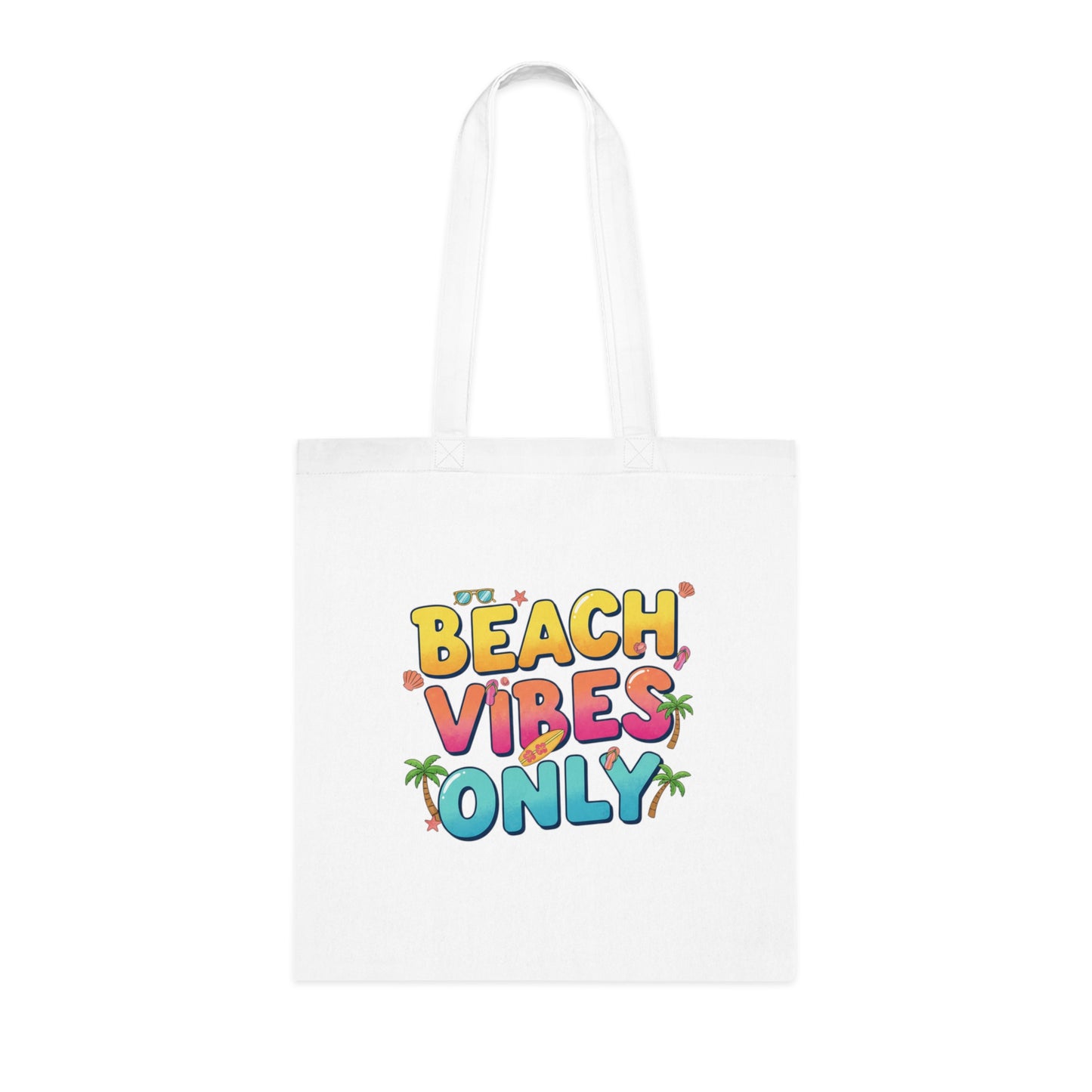 Beach Vibes Only - Cotton Tote Bag