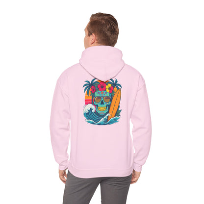Candy skull surfer Unisex Hoodie