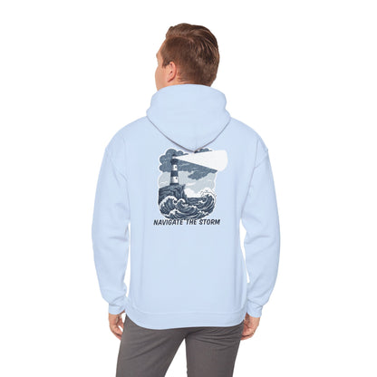 Navigate The Storm Lighthouse - Unisex Hoodie