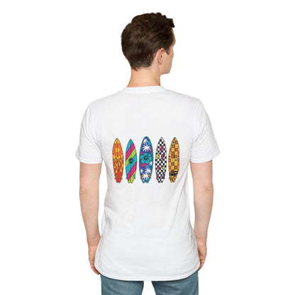 Surfboard row - Unisex Tee
