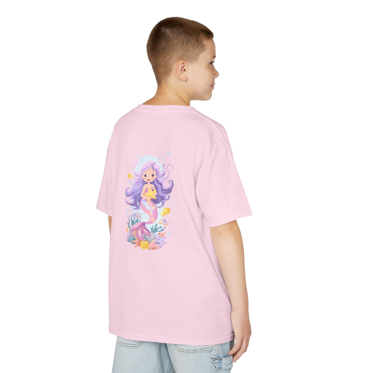Cute Purple Mermaid - Kids Tee