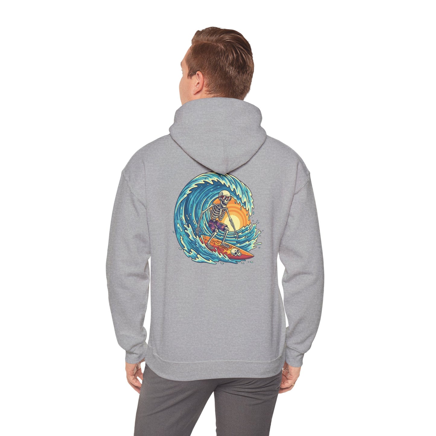 Surfing Skeleton - Unisex Hoodie