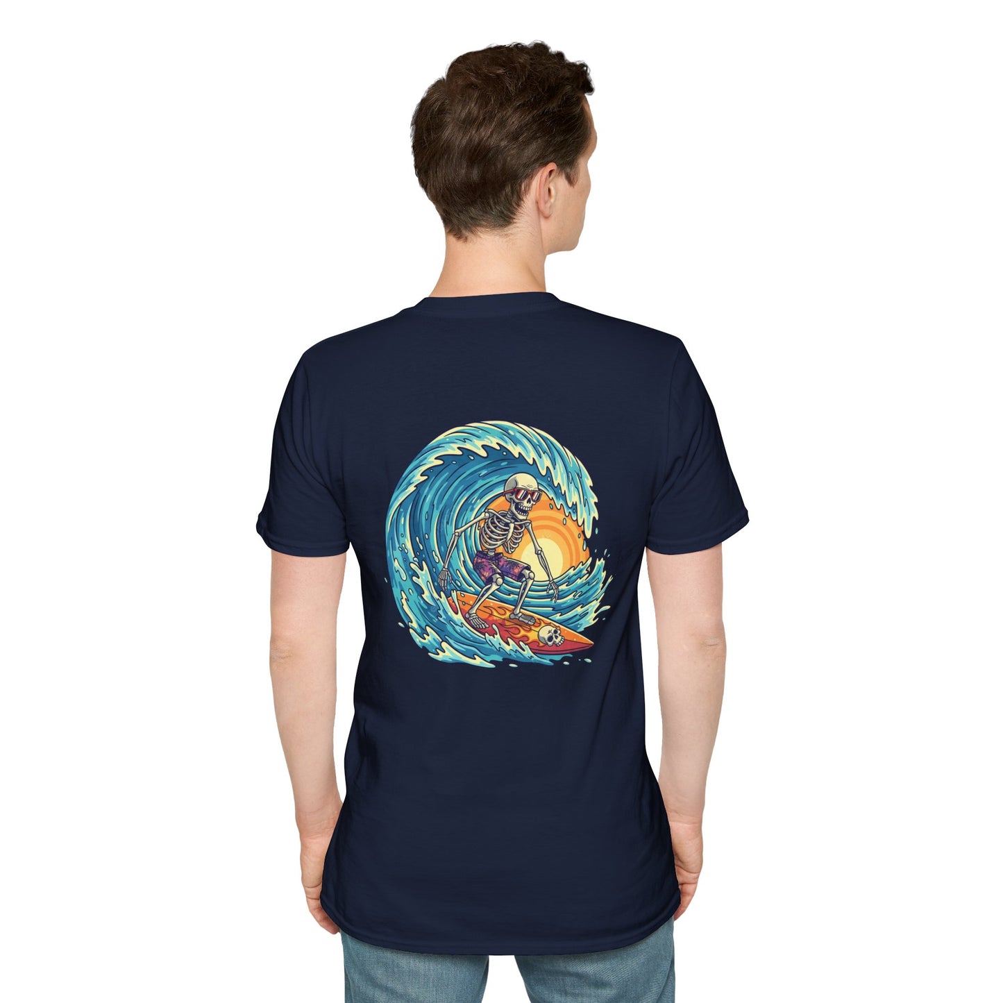 Skeletal Surfer - Unisex Tee