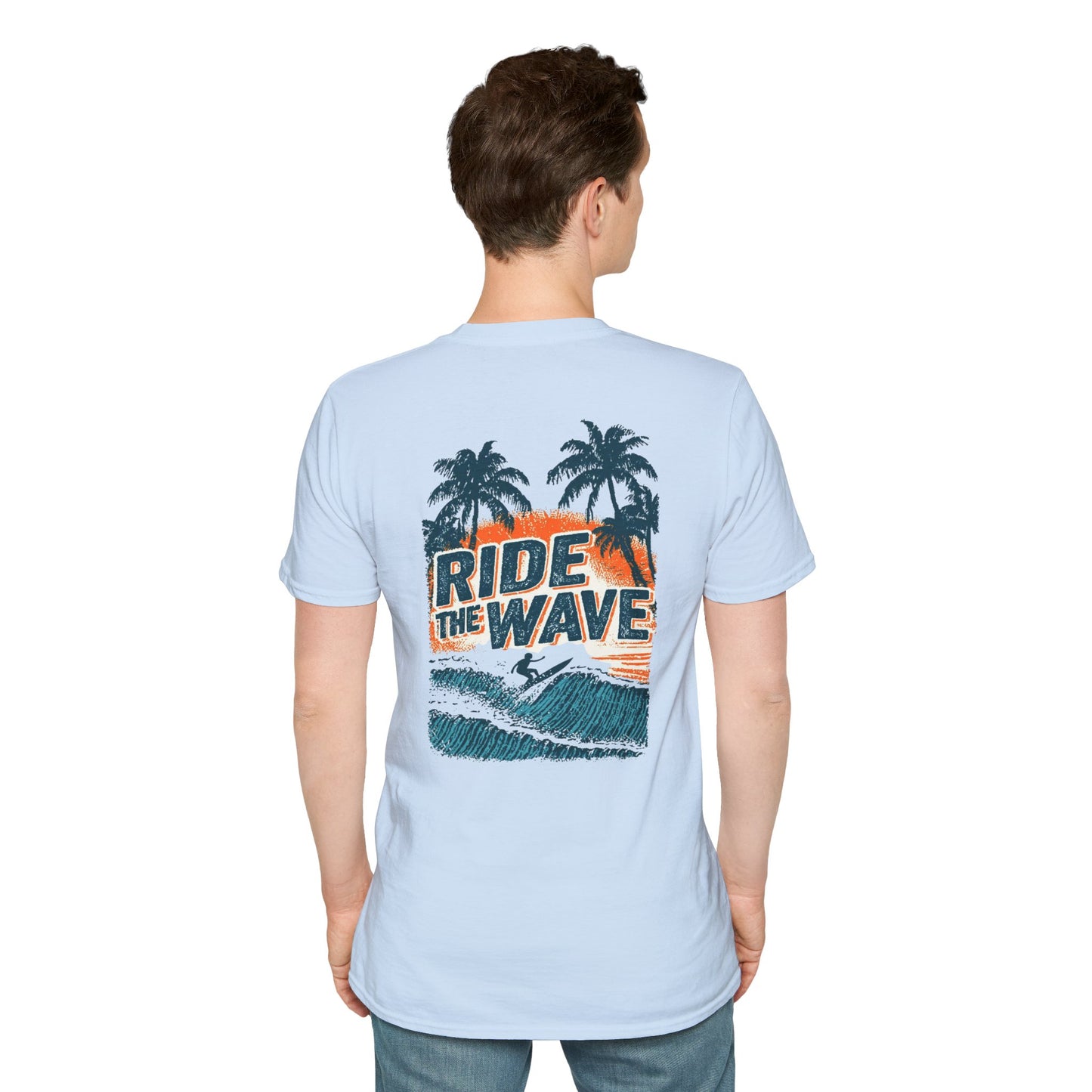 Ride The Wave Retro - Unisex Tee