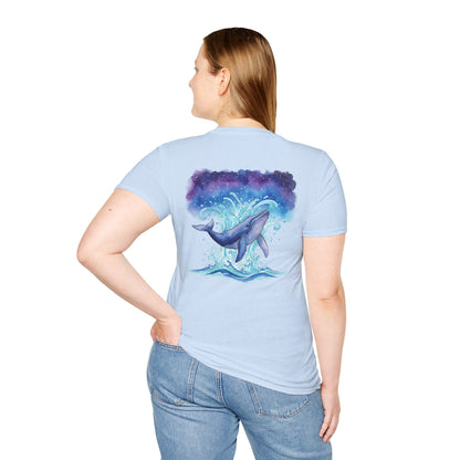 Whale Night Sky - Unisex Tee