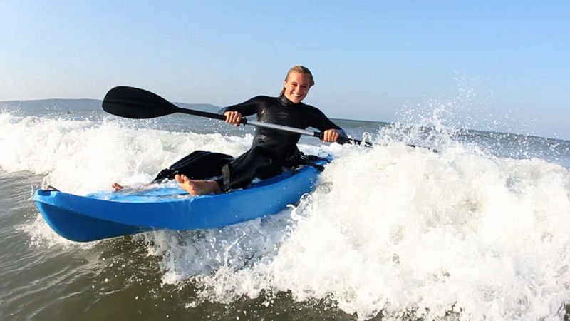 Surf Solo Kayak | Orange | Agile & Fun