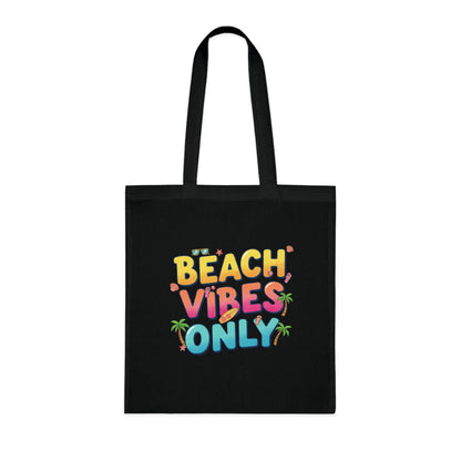Beach Vibes Only - Cotton Tote Bag