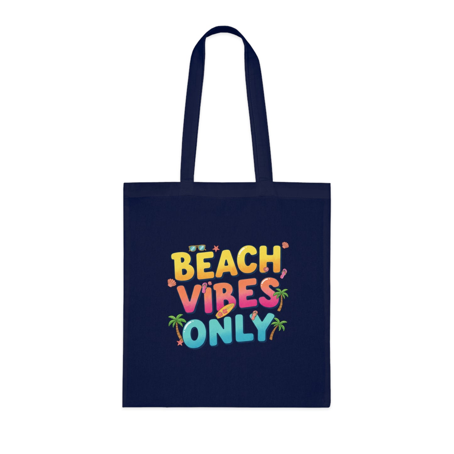 Beach Vibes Only - Cotton Tote Bag
