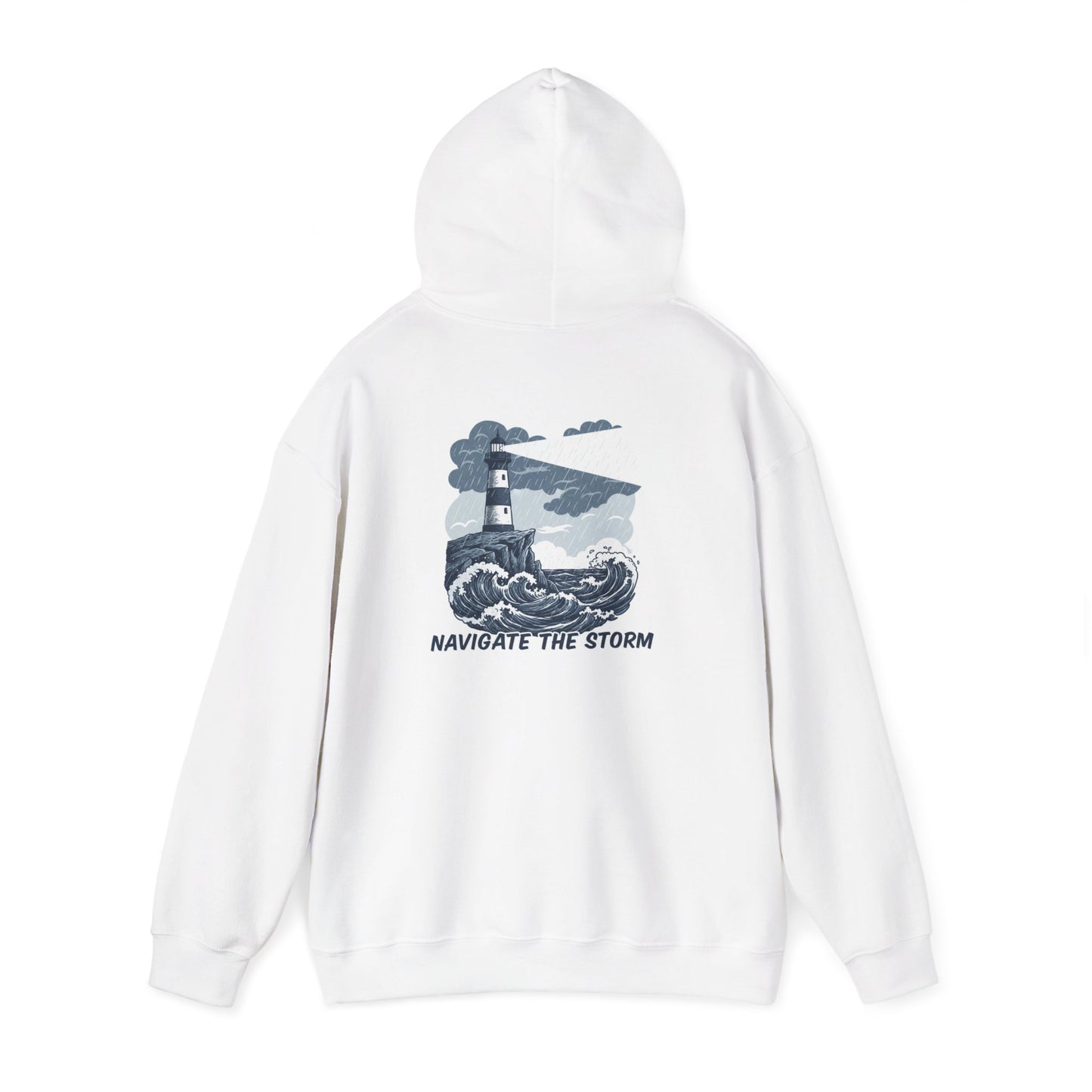 Navigate The Storm Lighthouse - Unisex Hoodie