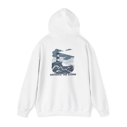 Navigate The Storm Lighthouse - Unisex Hoodie