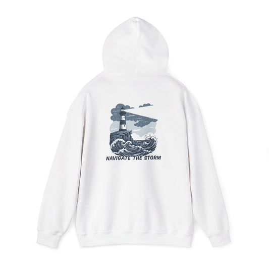 Navigate The Storm Lighthouse - Unisex Hoodie