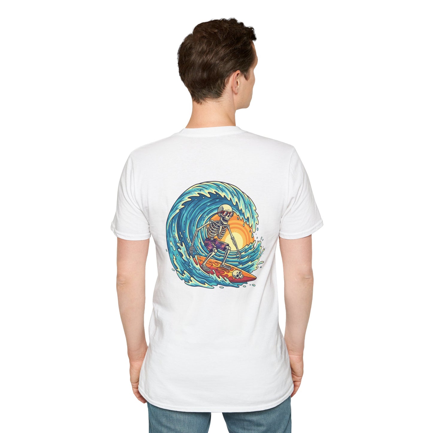 Skeletal Surfer - Unisex Tee