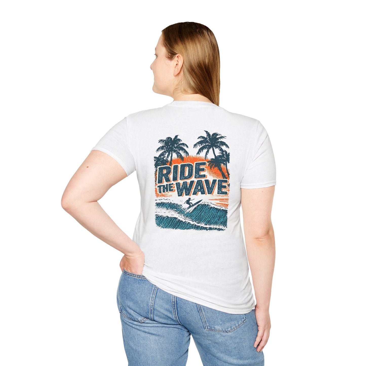 Ride The Wave Retro - Unisex Tee