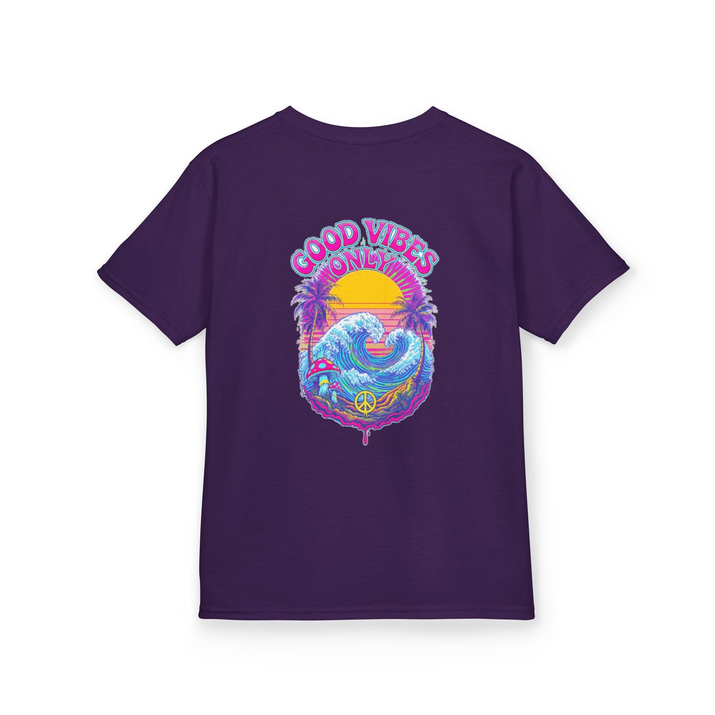"Good Vibes" Psychedelic Hippy - Kids Tee