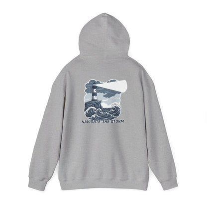 Navigate The Storm Lighthouse - Unisex Hoodie