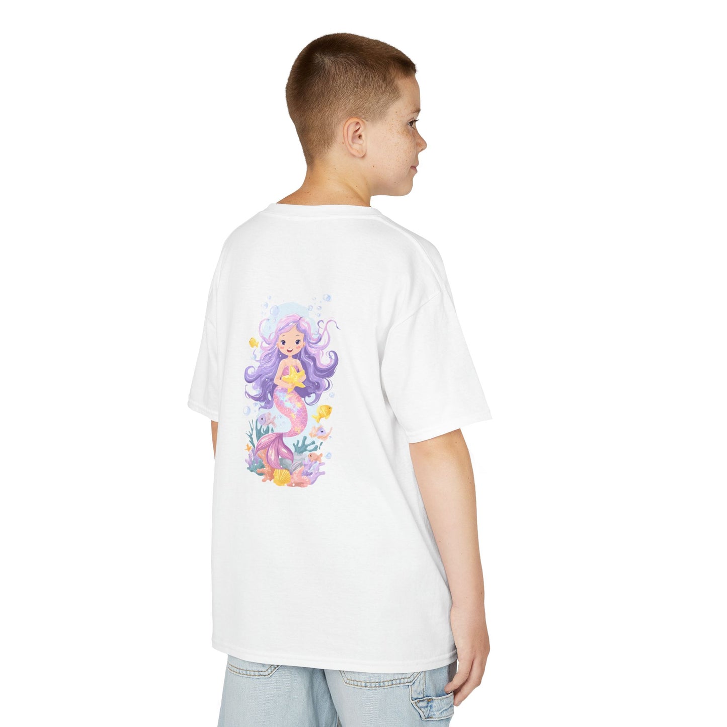 Cute Purple Mermaid - Kids Tee