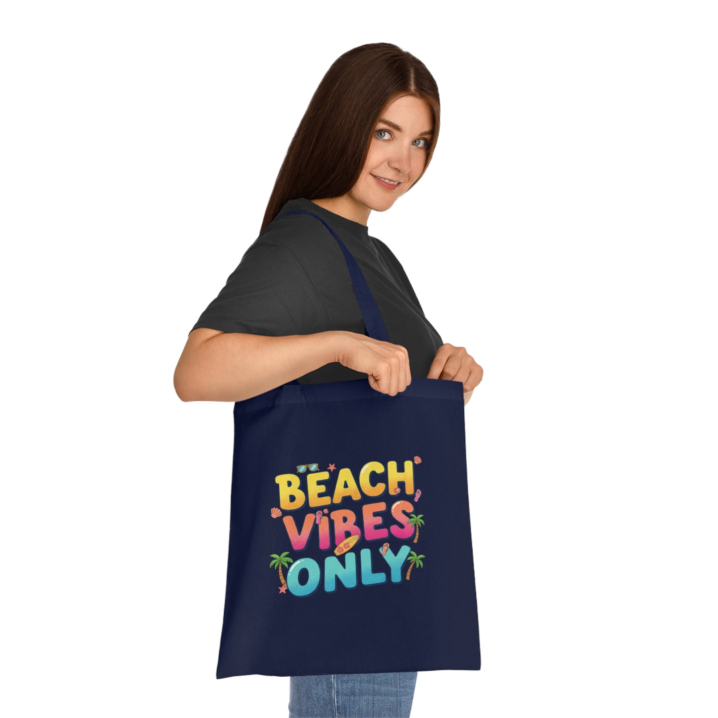 Beach Vibes Only - Cotton Tote Bag