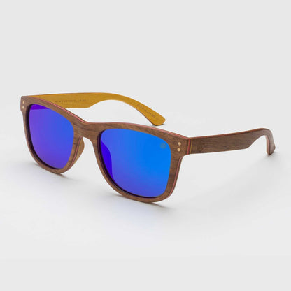 Fistral Wood Grain Polarised Sunglasses