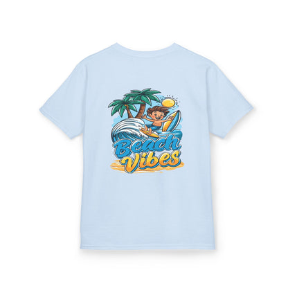 "Beach Vibes" Surfing - Kids Tee